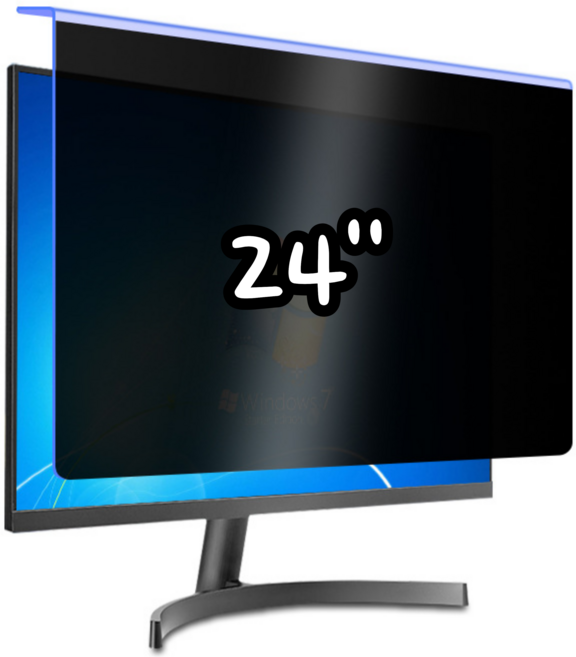 필름스테이션 걸이형 보안필름 23.6~27인치, 1개, 24인치 (547 x 320)