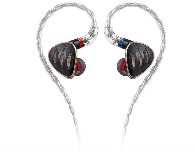 FiiO FH5s 兩圈兩鐵 MMCX 可換線耳機 黑色, 1個