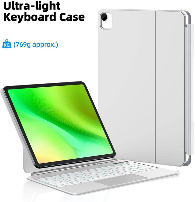 구조독 매직키보드 A1935 아이패드 프로 에어 10.9 11 12.9 13, White