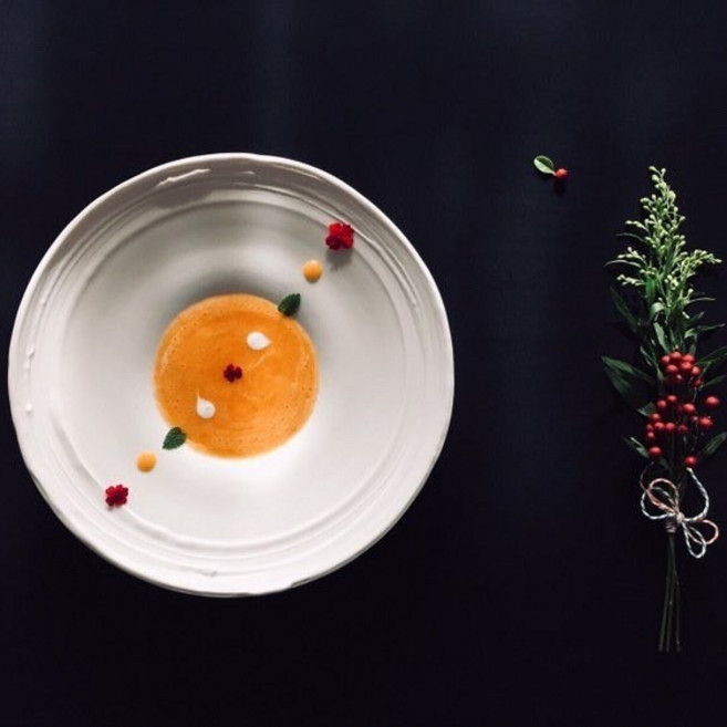 심사영도자기 화이트 메모리 파스타보울, 1개