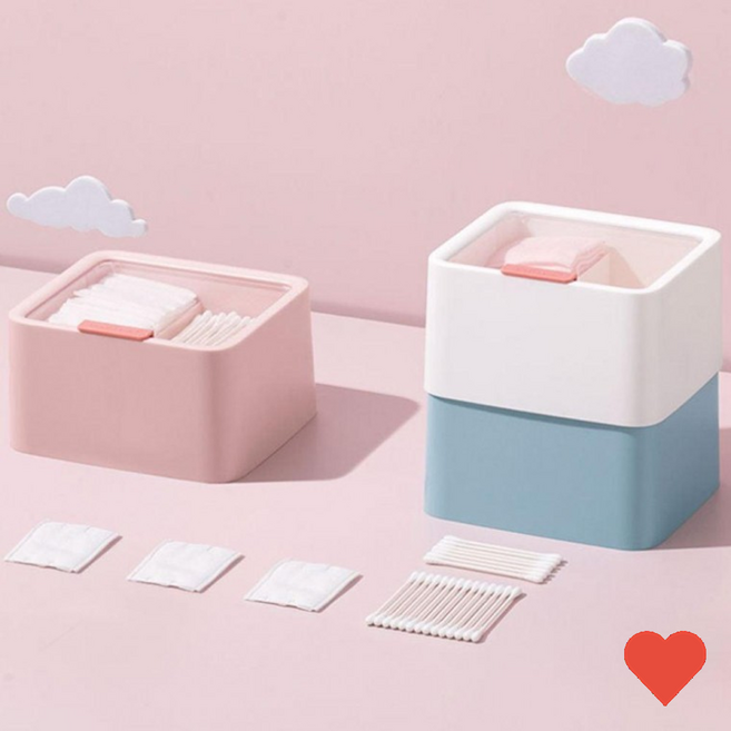 정리용품 화장대 수납 정리함 악세사리 소품 보관함 케이스, 색상_1 소품정리함 화이트