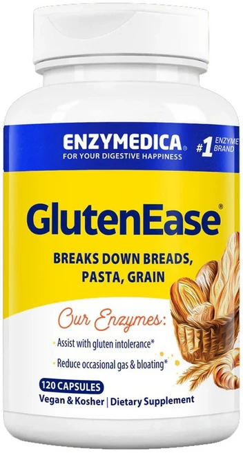 엔자이메디카 글루텐이즈 캡슐, 120정, 1개 - 쿠팡