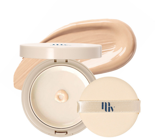 [붉은기커버] 모브닝 듀이 워터 드롭 쿠션 수분광 베이스, 1개, 13호 아이보리