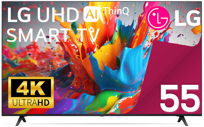 LG전자 TV 50UT7570 울트라 HD 4K 125cm(50인치) LED 스마트 티비 유튜브 넷플릭스 디즈니 미러링, 고객직접설치, 스탠드형