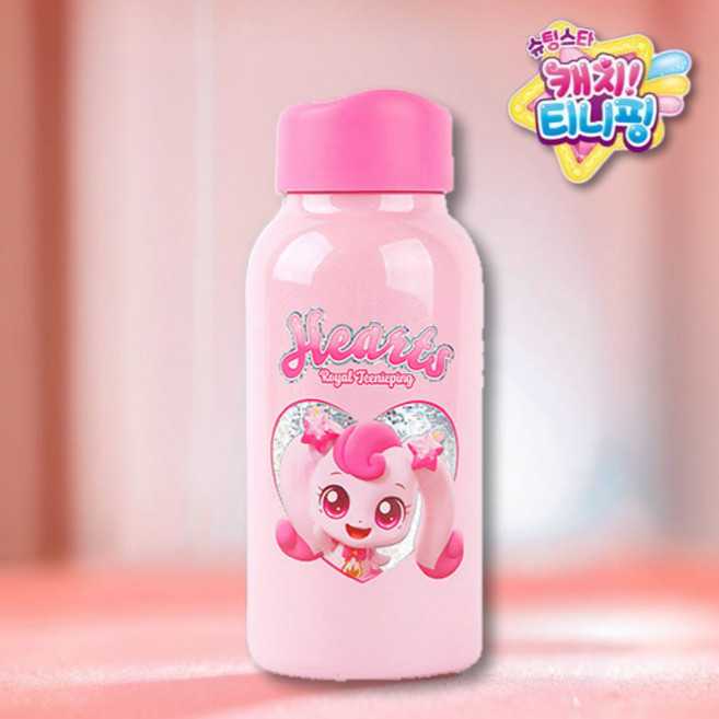 티니핑 보온보냉 이중스텐 물통, 혼합색상, 360ml, 1개