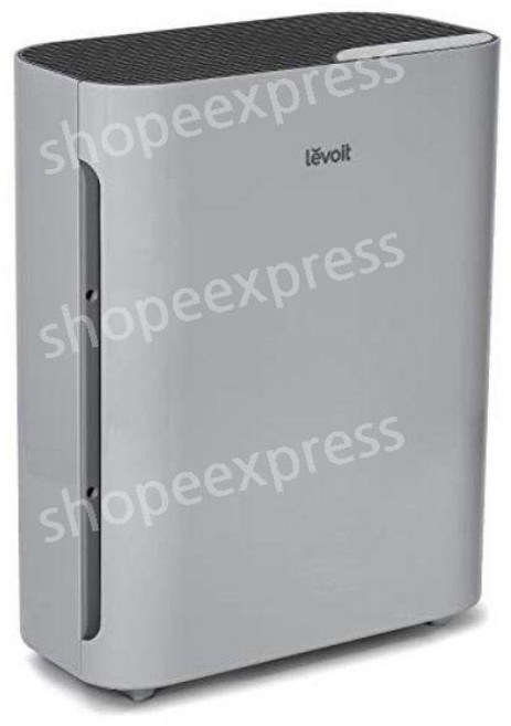 LEVOIT AHAM VERIFIDE 침실 가정용 공기 청정기 더 나은 수면을 위한 향기 스펀지가 있는 3-in-1 필터 연기 알레르기 애완동물 비듬 냄새 먼지 사무실 휴대용 코, 바이탈 100 크림 화이트, 실버 그레이.