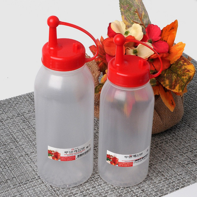 투명케찹병(특대), 1개, 630ml