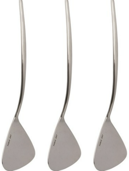 테이블아트 아벨라 무광실버 뒤집개 중형, 9개