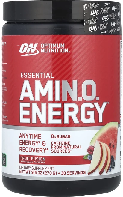 Optimum Nutrition 필수 아민. O. Energy® 과일 퓨전 270g(9.5oz), OptimumNutrition필수아민.O.Energy®, 270g, 1개 - 쿠팡
