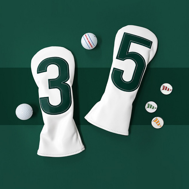 원펏 숫자 우드 커버 골프채 커버 골프 용품 3번우드 5번우드 택1, 1개