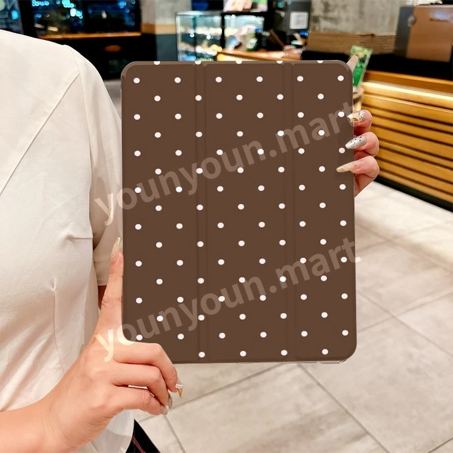아이패드 프로 에어 케이스 브라운 도트, 아이패드 프로 11