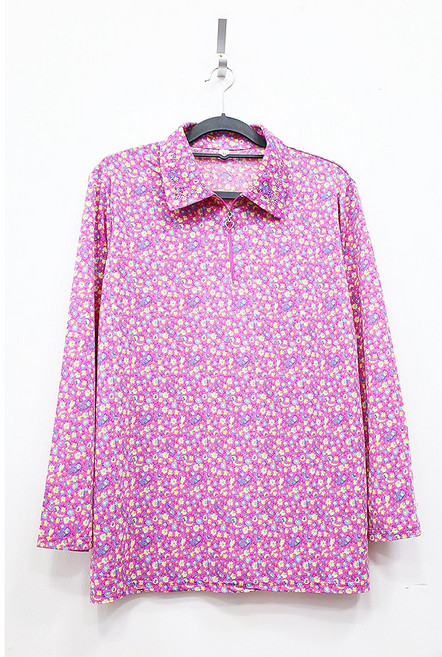 형제상회 할머니티 카라 할머니옷 스판티셔츠 중년여성 엄마옷 여성카라티 0054SF05C