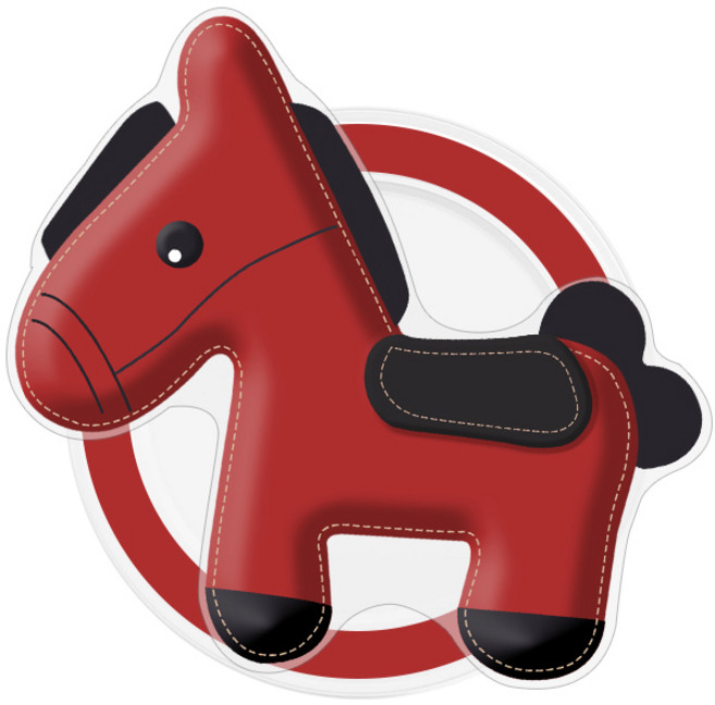 니하 아이폰 맥세이프 그립 홀더 스마트톡, 1개, 루비포니