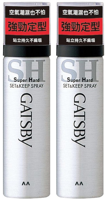 GATSBy 強黏造型噴霧 小, 45g, 65ml, 2瓶