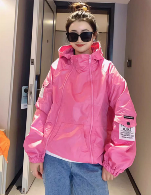 휠렉스 여성 박시핏 자외산차단 바람막이 JT39