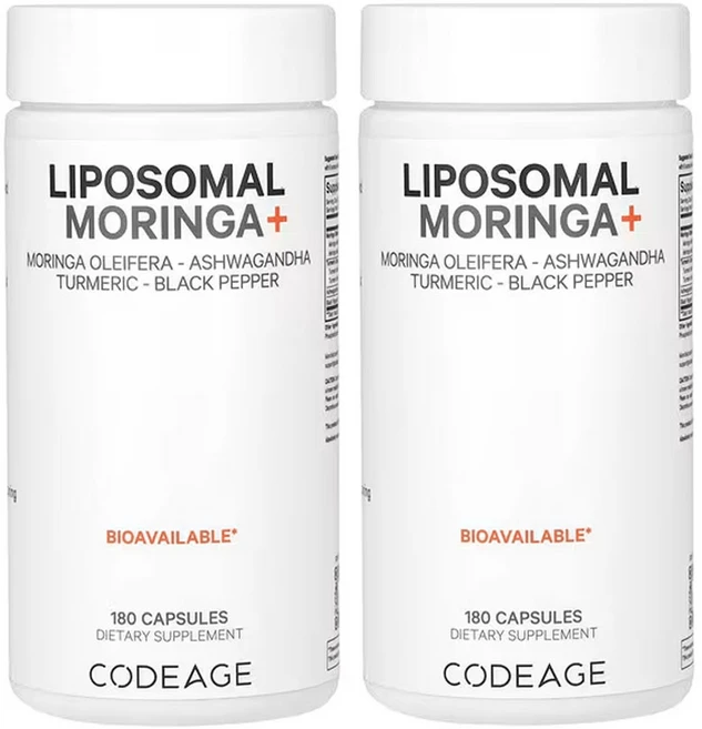 코드에이지 리포소말 모링가+, 2팩, 180정 - 쿠팡