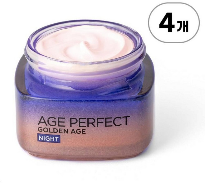 로레알 파리 에이지 퍼펙트 골든 에이지 나이트 크림 L'Oreal Paris Age Perfect Golden Age Night Cream 50ml, 4개