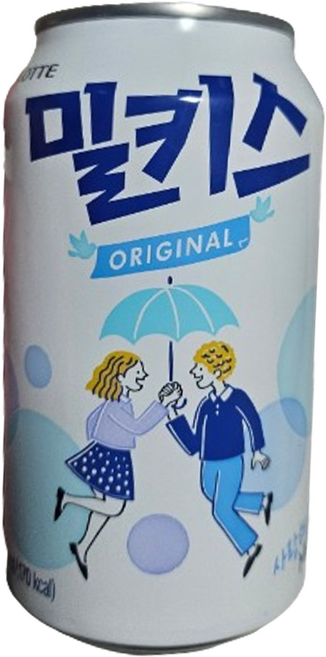 롯데칠성음료 밀키스 오리지널 뚱캔, 340ml, 48개