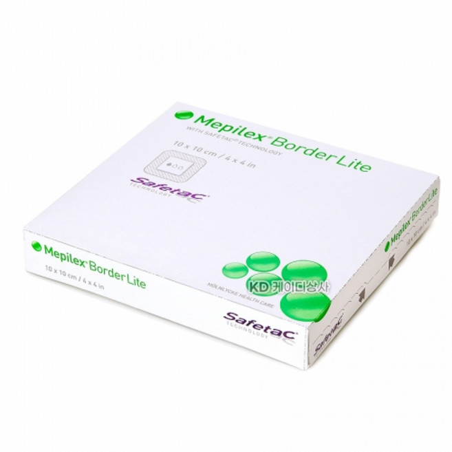 멘리케 저자극 메필렉스 보더 플렉스 라이트 상처치료 15cmx15cm (5ea), painless