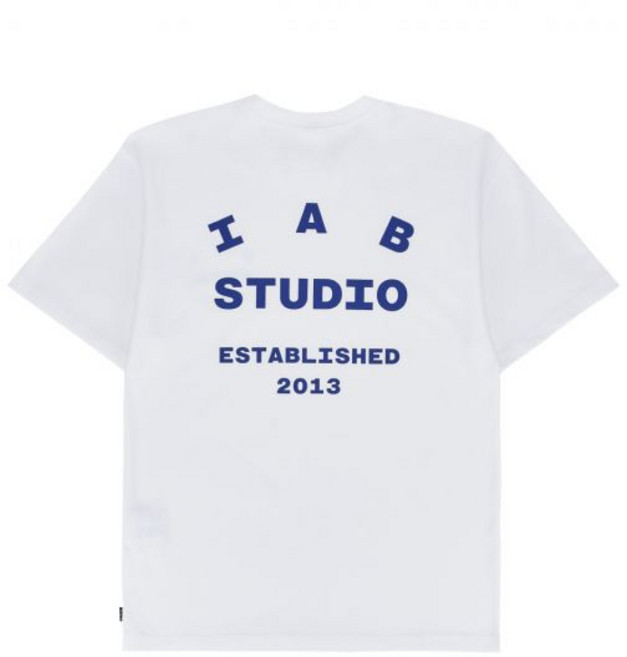 3위 - IAB Studio 26 IAB T-Shirt White Navy 아이앱 스튜디오 26 아이앱 티셔츠 화이트