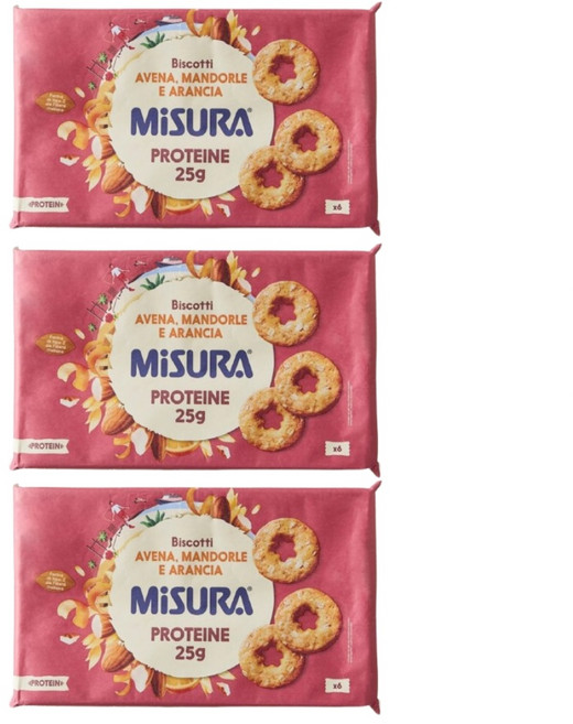 미주라 프로틴 아몬드 비스켓, 260g, 3개