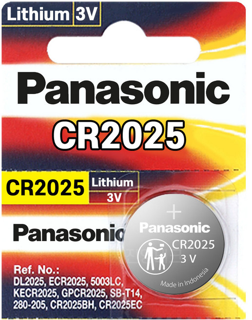 파나소닉 3.0V 리튬 코인 건전지 CR2025, 1개입, 1개