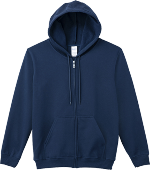 GILDAN 美國棉素色刷毛連帽外套