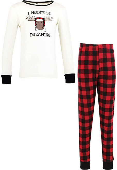 Hudson Baby 여아용 면 파자마 세트 크리스마스 유니콘.
