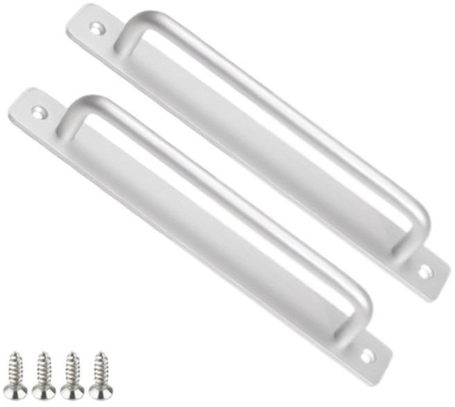 조빈니타 알루미늄 디제이 판 고정손잡이, 2개, 실버