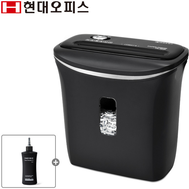 페이퍼프랜드 가정용 문서세단기, PK-503X, 블랙