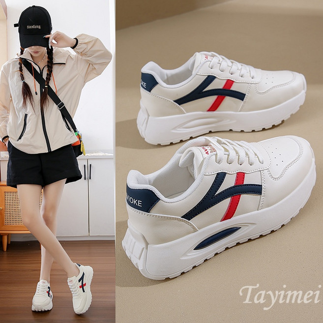 여성 키높이 신발 스니커즈 여성운동화 헬스화 조깅화