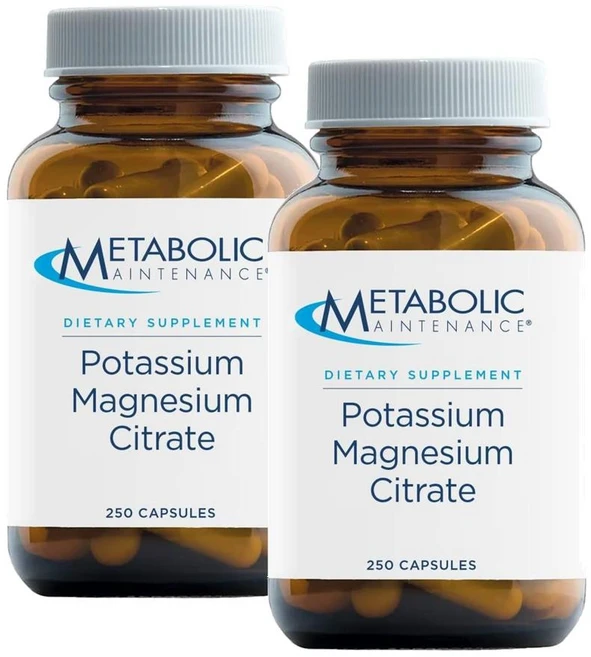 메타볼릭 포타슘 칼륨 마그네슘 시트레이트 캡슐 Metabolic Maintenance Potassium Magnesium Citrate, 2개, 250정 - 쿠팡