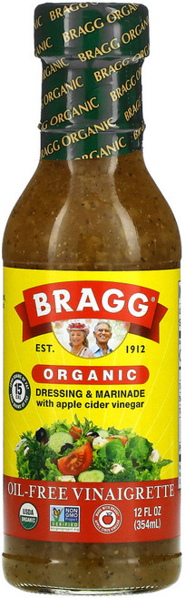 Bragg Organic Dressing & Marinade with Apple Cider Vinegar 12 fl oz (354 ml) 1팩, 1.5L, 1개