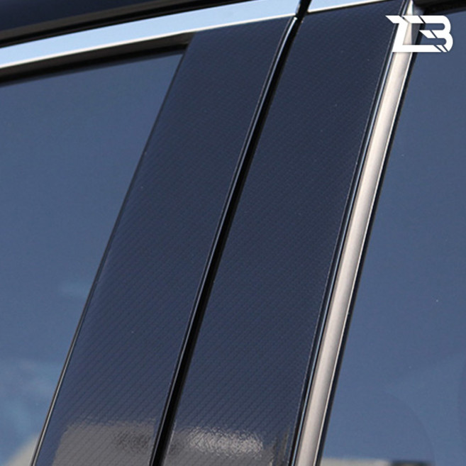 제트비 올뉴 더뉴 카니발 B필러 카본마스크 스티커