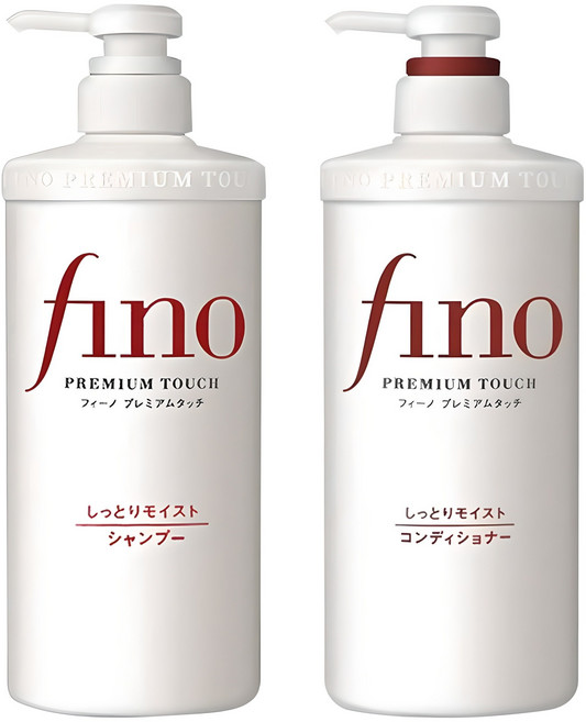 Fino 프리미엄 터치 샴푸 550ml + 컨디셔너 550ml, 1세트