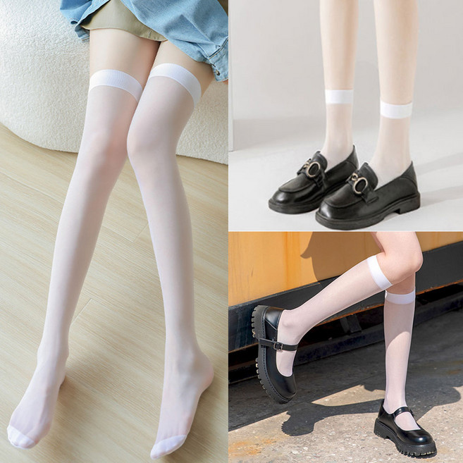 매니셀 여름 여성 니삭스 스타킹 양말 3가지 사이즈 1세트