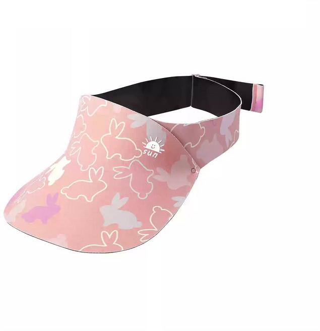 DIU 兒童運動戶外防曬空頂帽夏遮陽運動帽跑步防風鴨舌帽