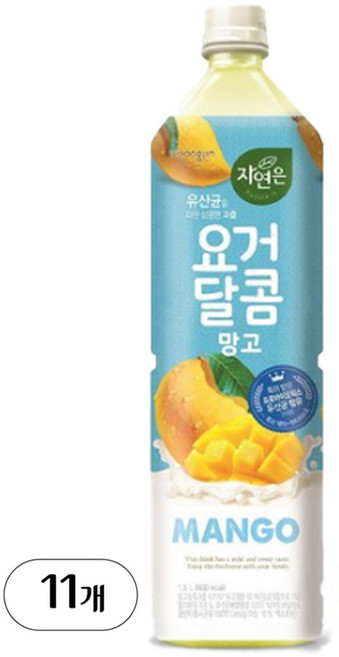 자연은 망고 주스, 1.5L, 11개