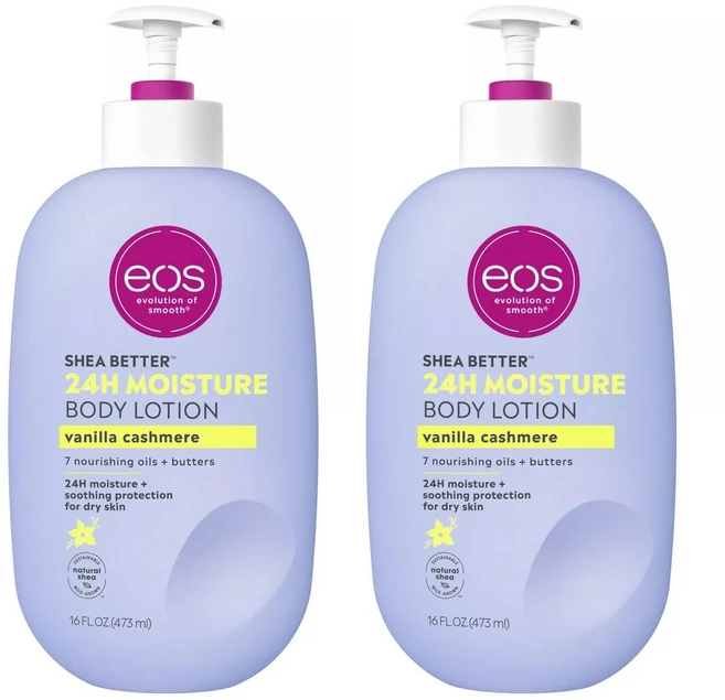 이오스 시어 베타 24시간 모이스처 바디 로션 바닐라 캐시미어 향, 2개, 473ml - 쿠팡