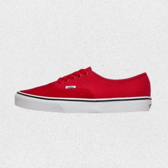 매장정품 반스 VANS 어센틱 - 니트 레이싱 레드 KNIT RACING RED VN000Z75IZQ 1459223
