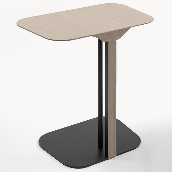 Hazoae 모던 마안피 사이드테이블 보조테이블 침대 테이블 쇼파 협탁 공중부양 디자인, 연그레이