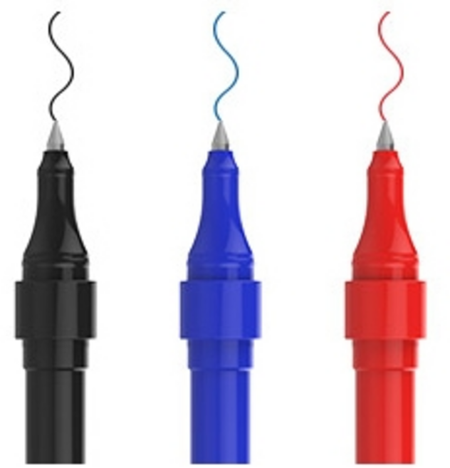 라이브칼라 DIY 볼펜심 0.4mm 12개입 / 모나미 칼라펜 DIY펜 사무용품, 블루