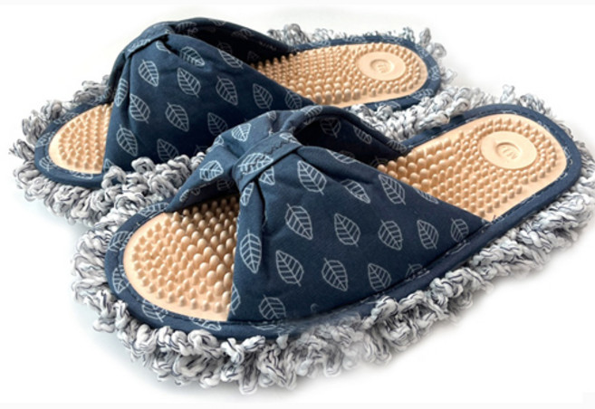 홍기 청소실내화, 16)리본지압네이비, 1개