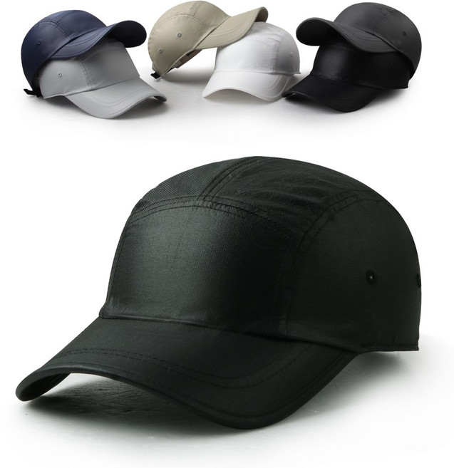 MQUM 가벼운 기능성 베이직 무지 캠프캡 모자