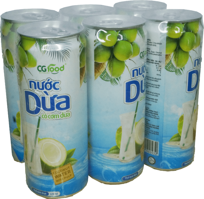 베트남 코코넛웟터 NUOC DUA CG FOOD, 12개, 325ml