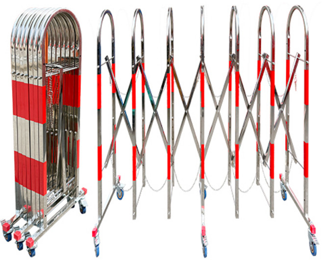 아치형 스텐접이식 바리케이트 (5M)/ 이동식 바리케이트