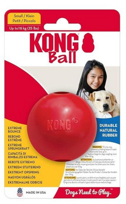 콩 견주 추천 장난감 Kong Classic Dog Toy Puppy KONG 구멍이 있는 공 - 훈련 상호작용 놀이 시간 등을 위한 내구성 강아지 가져오기 클래식 천연 고무