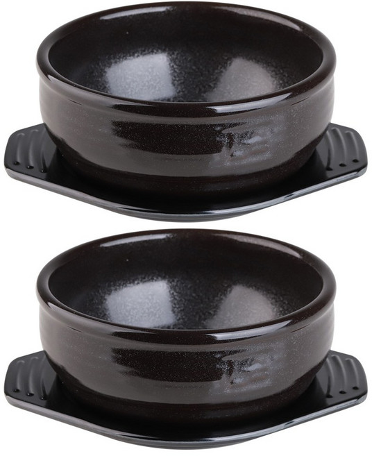 플라라 설렁탕기 + 받침 세트, 지름 16.7cm x 높이 7.5cm, 2세트