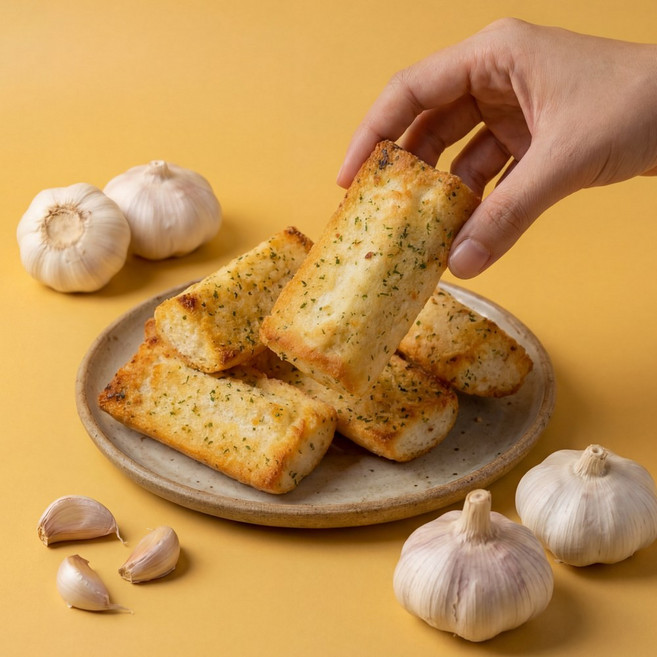 엣홈045 마늘스틱 냉동생지 20g 20개입 마늘바게트 아이간식