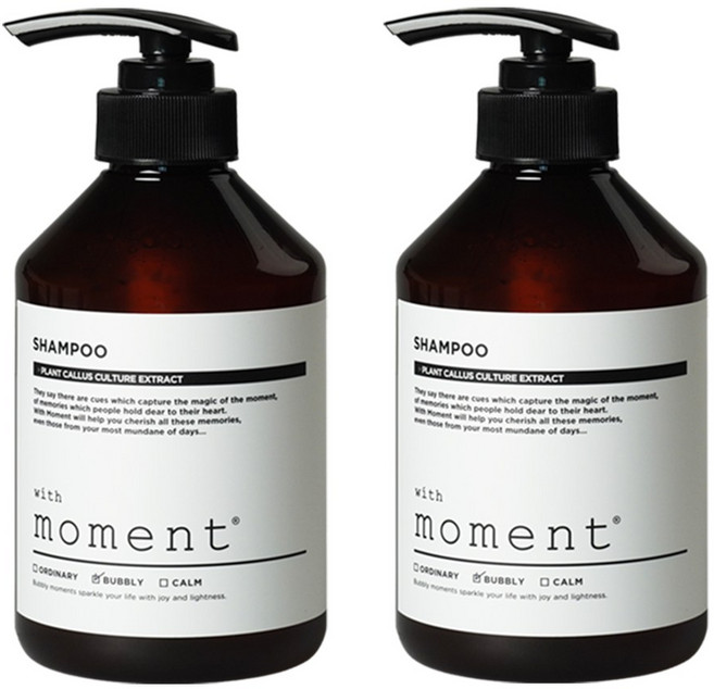 위드모먼트 샴푸, 2개